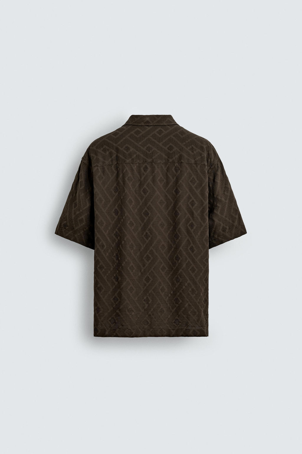 GEOMETRIC JACQUARD SHIRT - Zara фото 14