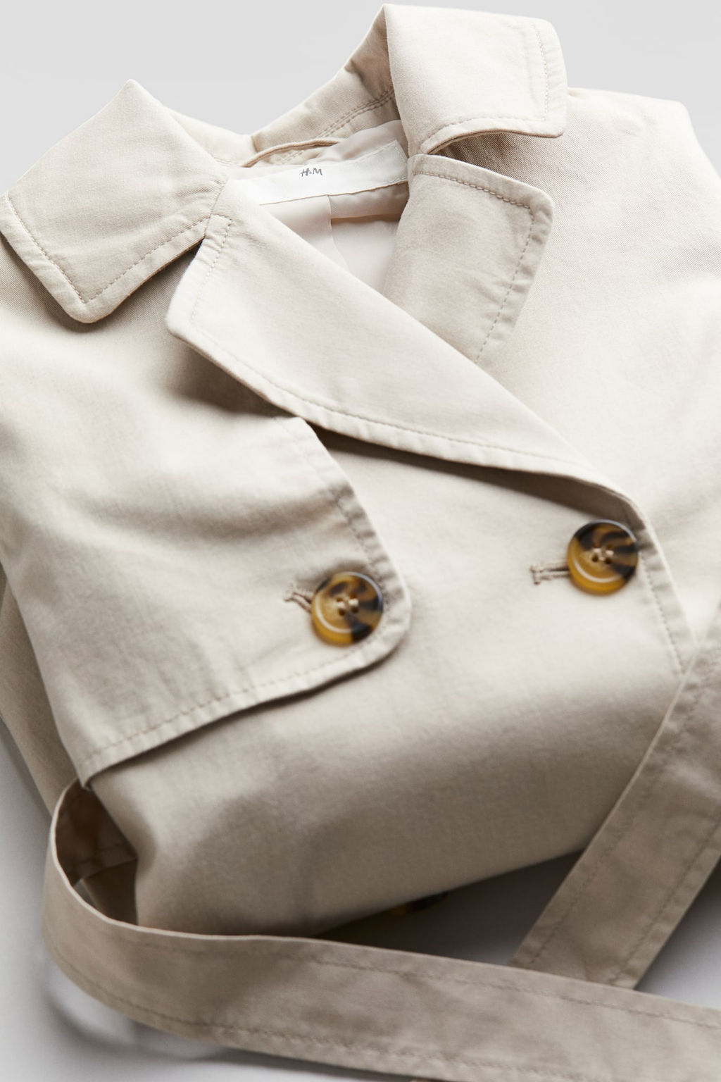 Gabardina de doble botonadura - H&m фото 6