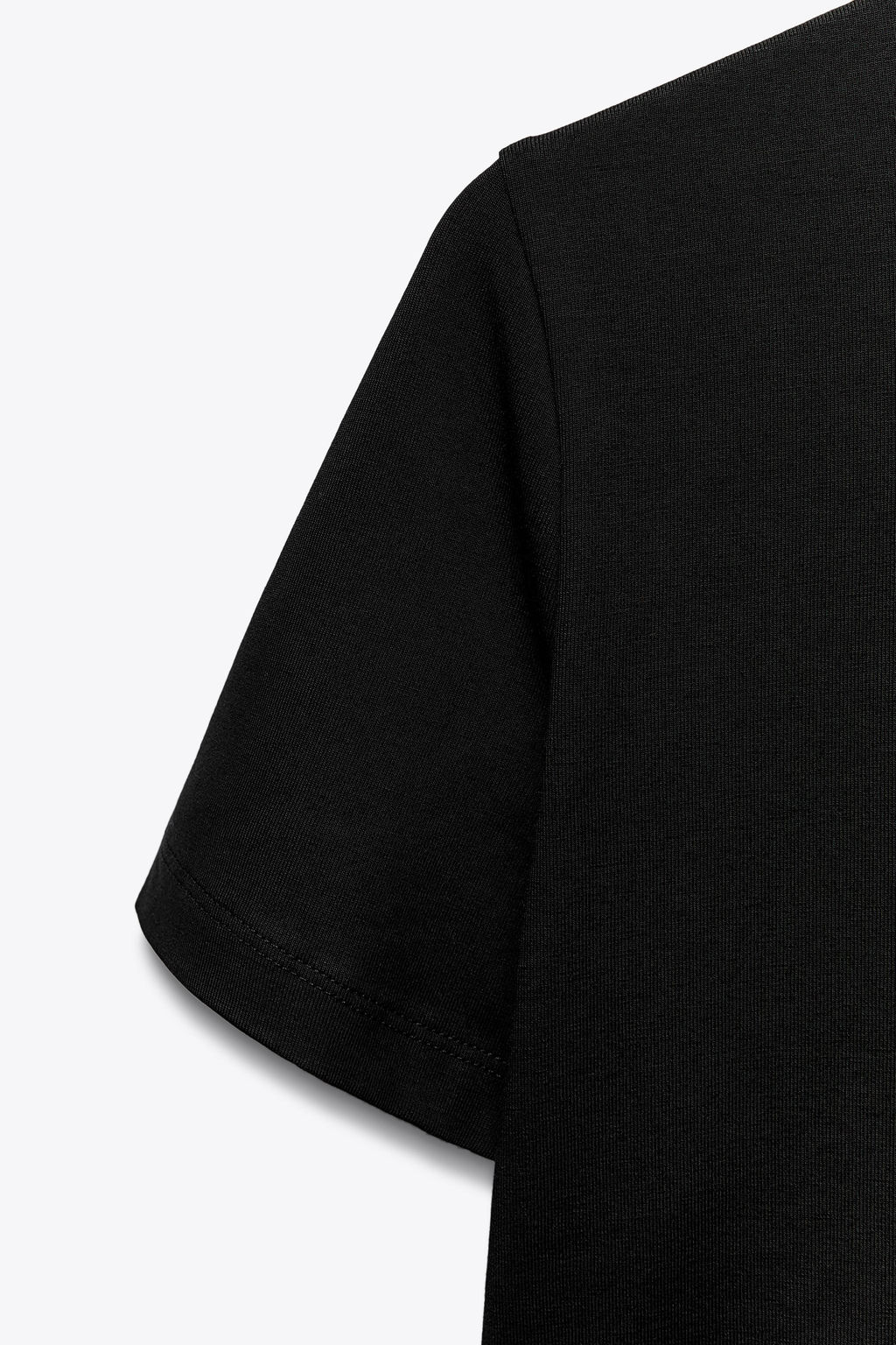 CROPPED STRETCH T-SHIRT - Zara фото 117