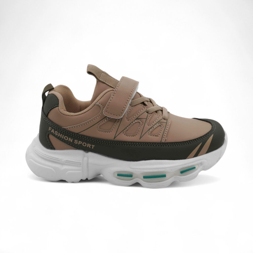 Подростковые кроссовки W106A-4 бежевые - Sport фото 2