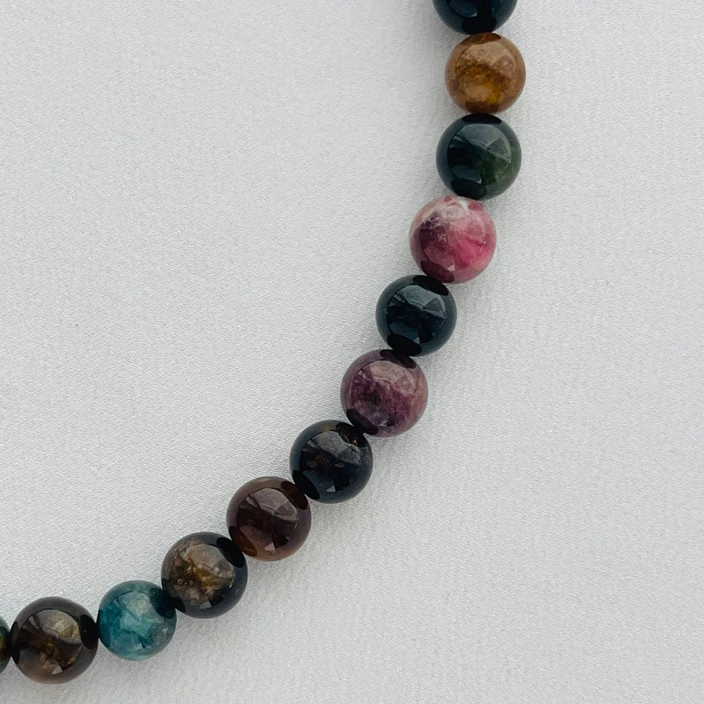 Бусы из Турмалина микс 50 см +