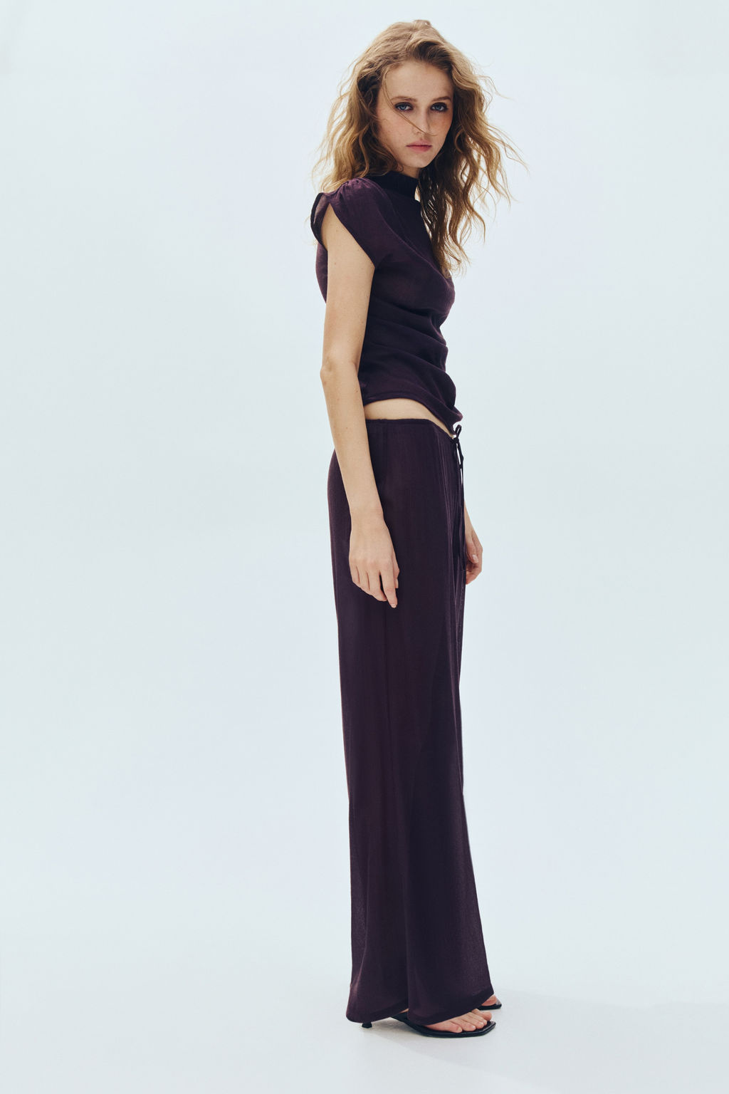 Pantal?n transparente con cord?n de ajuste - H&m фото 4