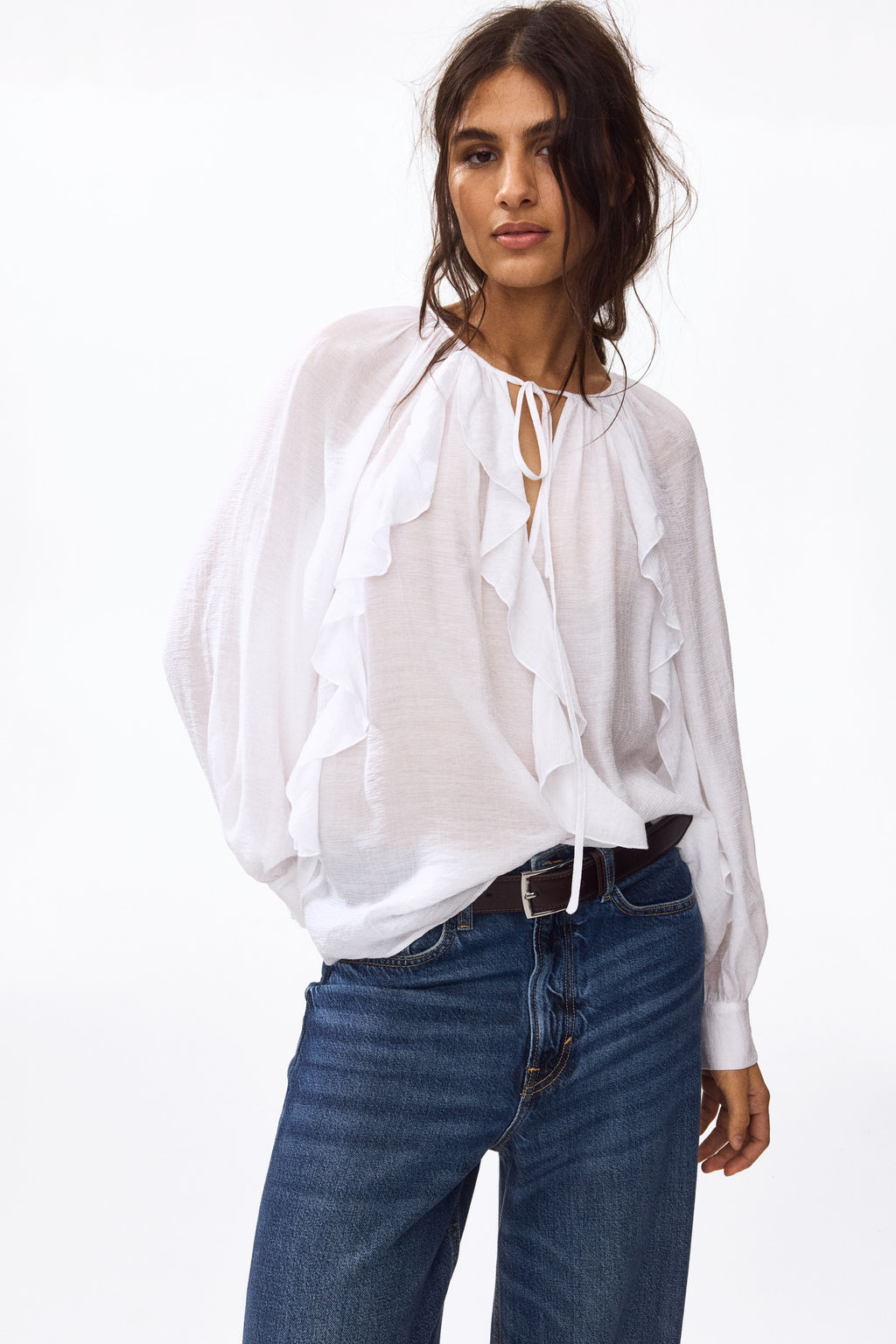 Blusa de volantes - H&m фото 5