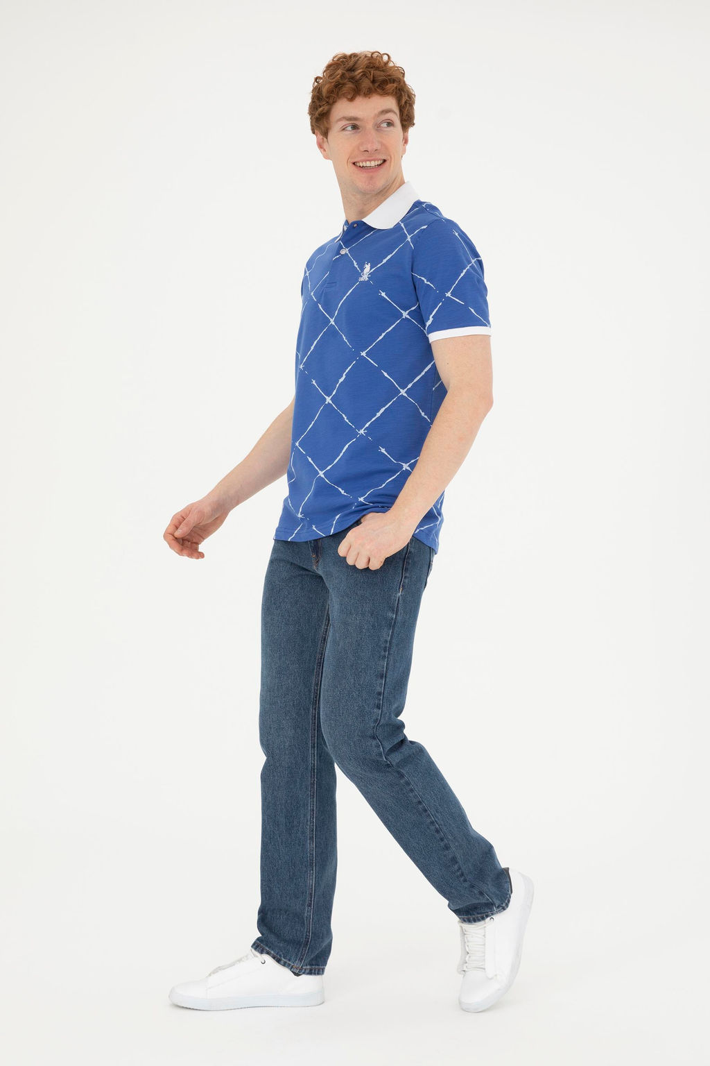 Мужская синяя футболка - U.s. polo assn фото 4