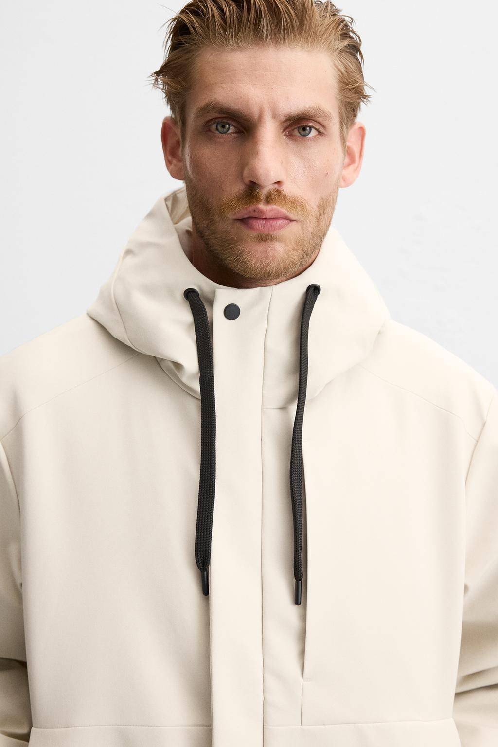 HOODED TECHNICAL JACKET - Zara фото 14