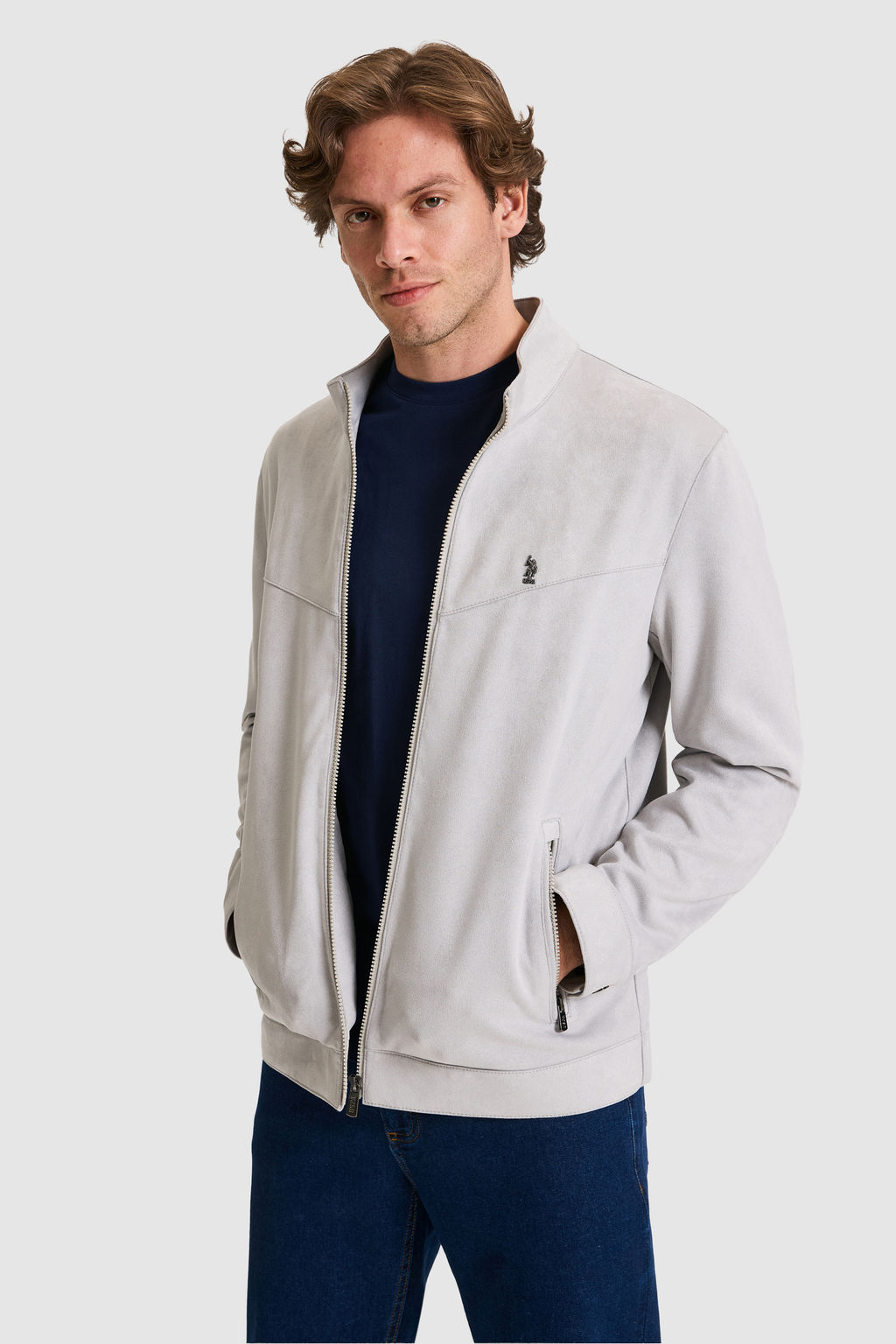 Erkek AГДk Gri Deri Ceket - U.s. polo assn фото 5