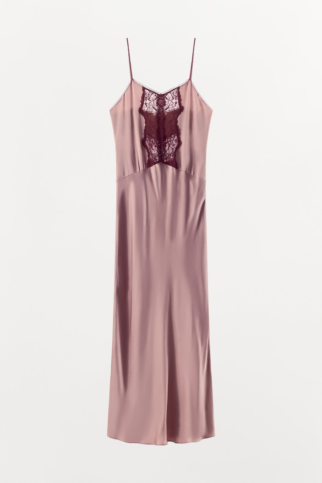 SATIN LACE DRESS - Zara фото 5