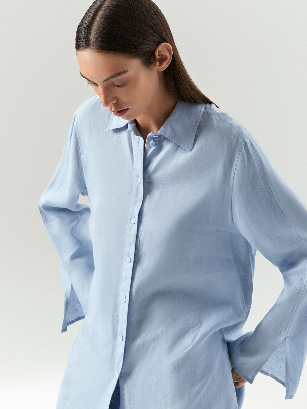 Рубашка из 100% рами, B3020/attica