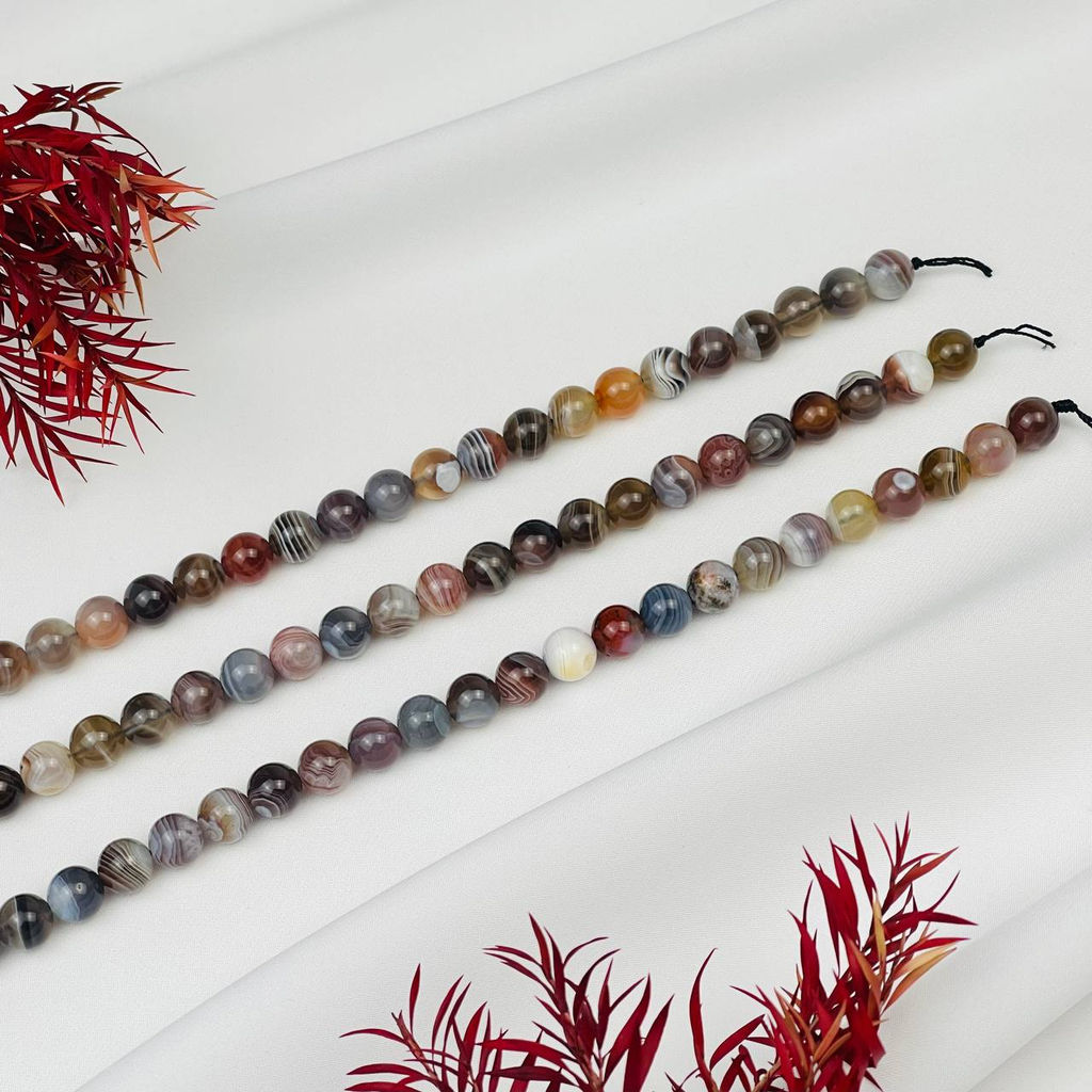 Бусины для украшений из ботсванского Агата 39 см