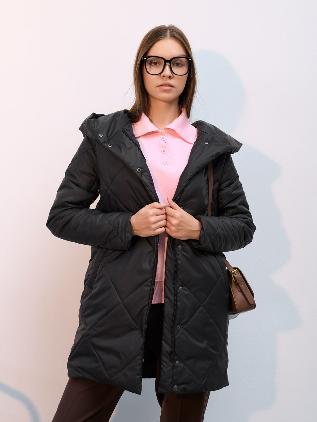 Полупальто демисезонное "2026" черный