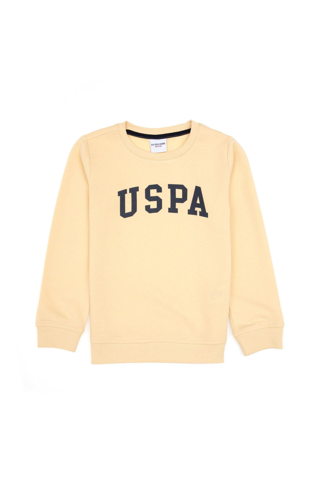 Erkek _ocuk Beyaz Basic Bisiklet Yaka Sweatshirt Sepette S_rpriz _ndirim - U.s. polo assn фото 2