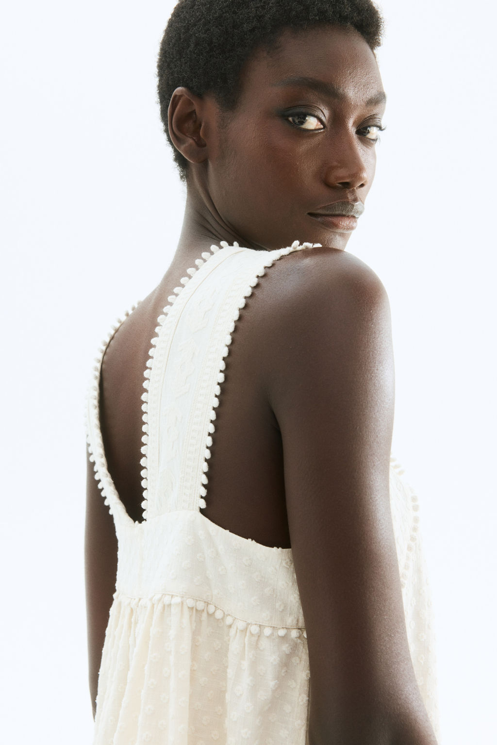 Vestido bordado de algod?n - H&m фото 5