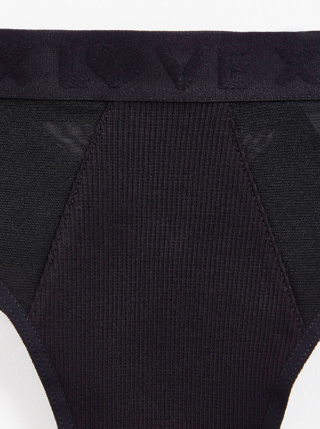 CONTE RIB WITH MESH LBR 2497 Трусы женские black - Conte elegant фото 8