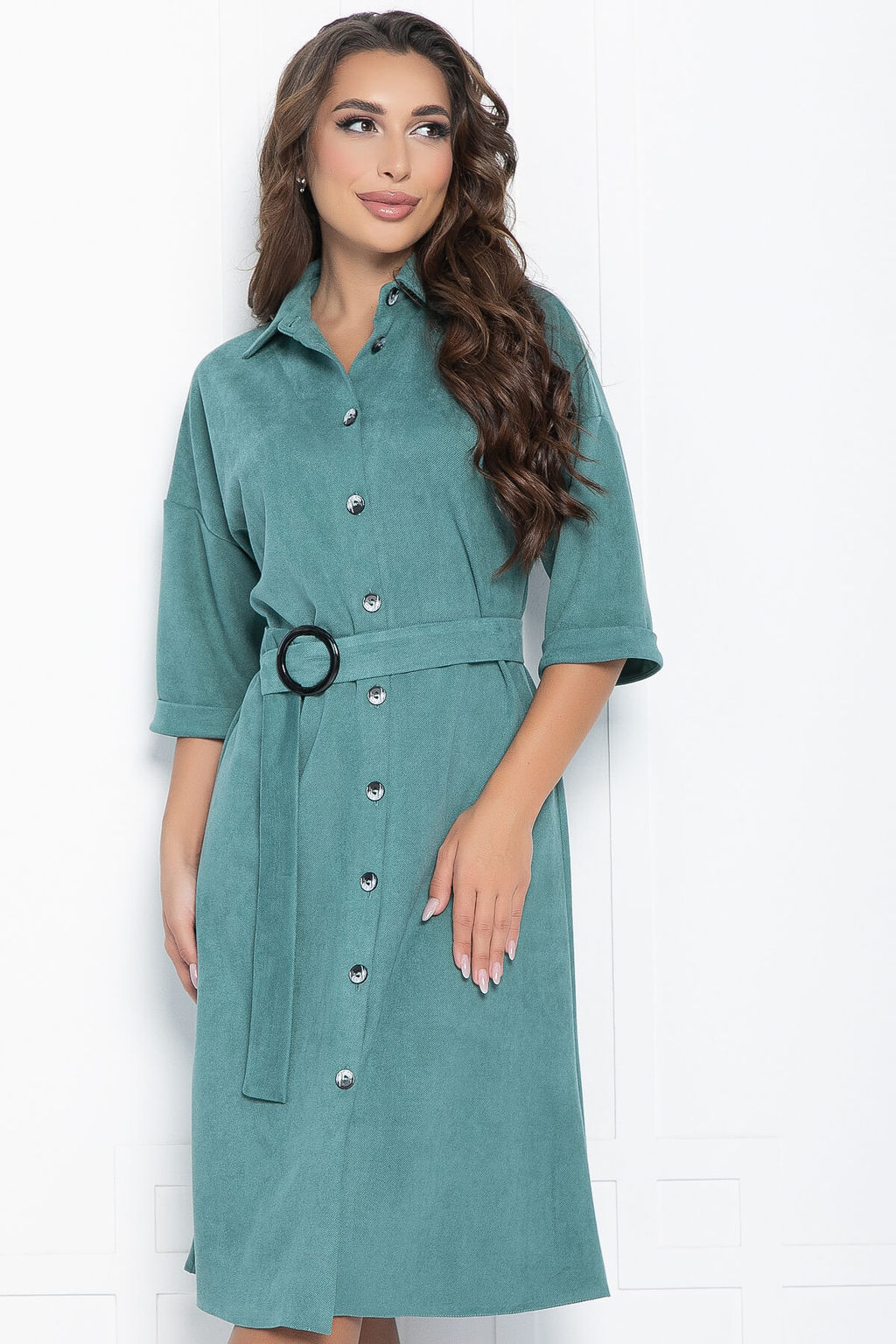 Платье Кэсси (зеленое) П10924 - Lt collection фото 11