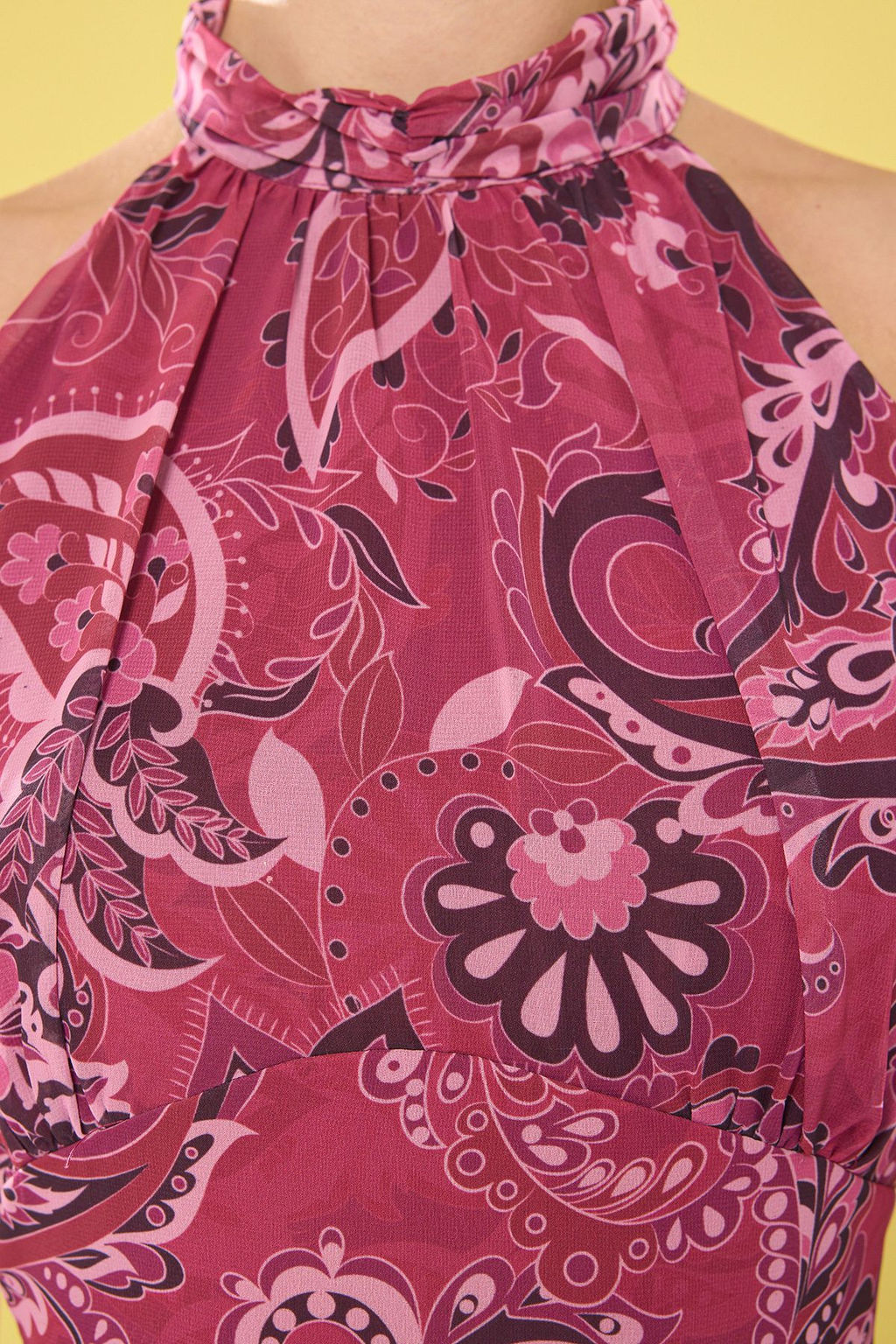 Murdum Sal Desen A Kesim F?rf?rl? K?sa / Mini Dokuma Elbise TWOSS23EL02293