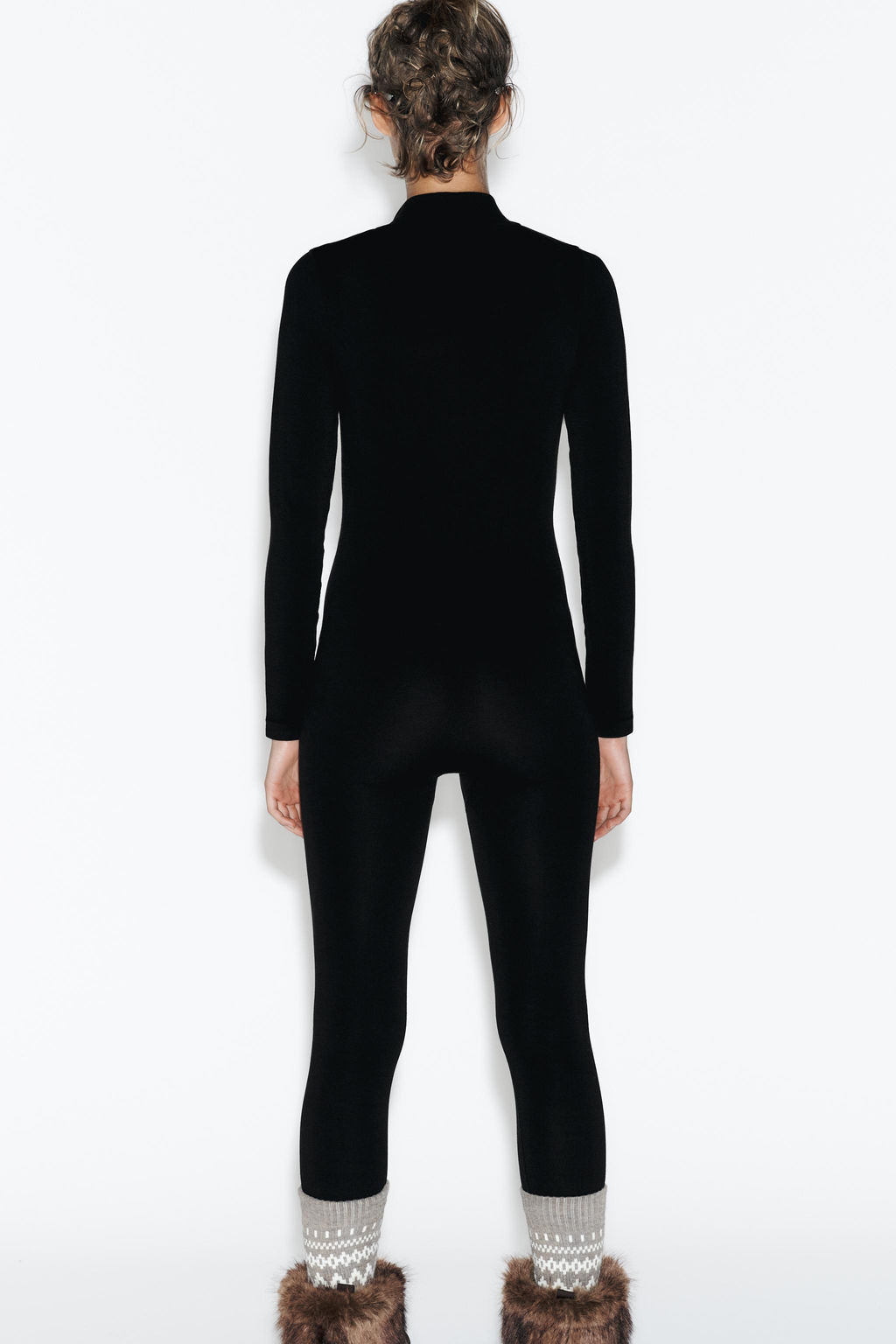 SEAMLESS MERINO WOOL SKI JUMPSUIT - Zara фото 13