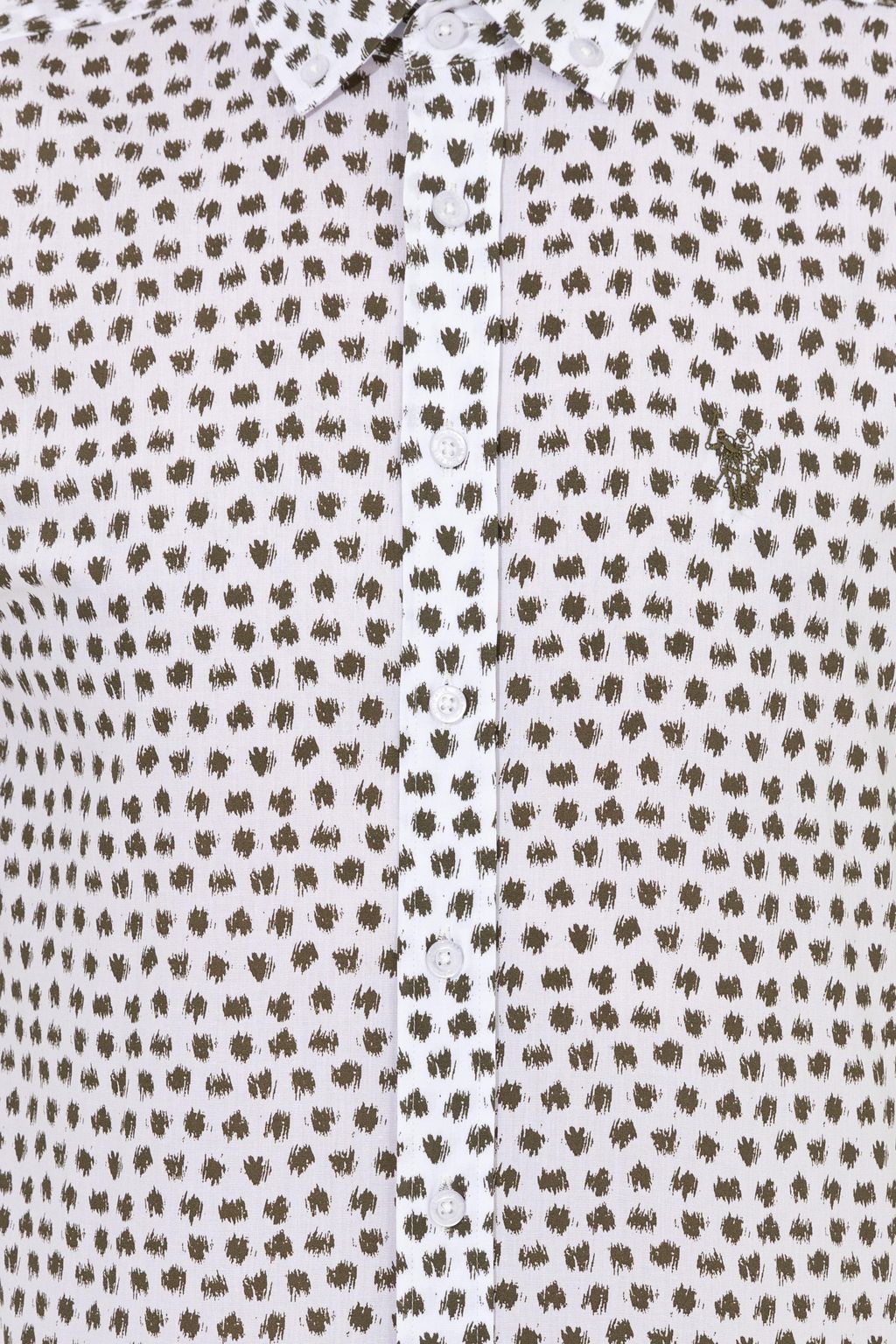 U. S. Polo Assn Мужская рубашка с коротким рукавом и рисунком в защиту прав - U.s. polo assn фото 6