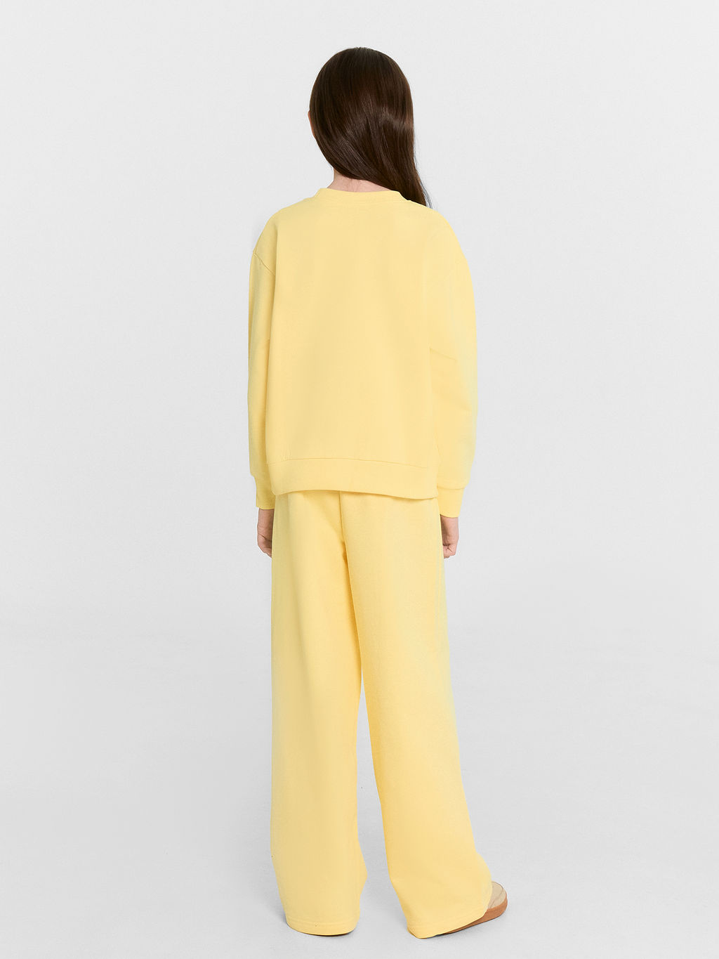 Комплект для девочек желтый: свитшот и брюки - Mark formelle фото 3