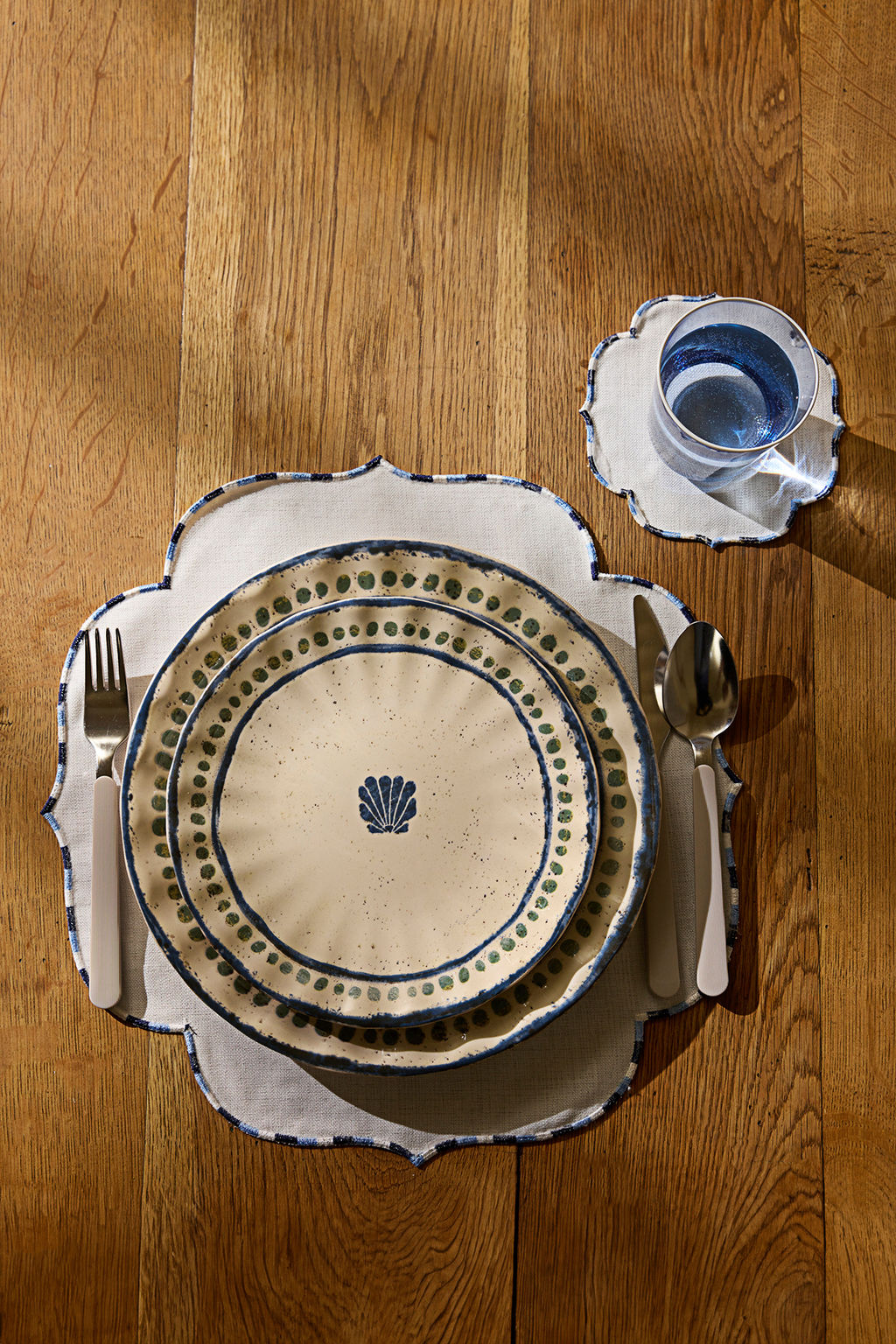 Trendyolmilla Home 2li Kenar? Nak?sl? Amerikan Servis Seti TPHSS25RUN00005  фото 3