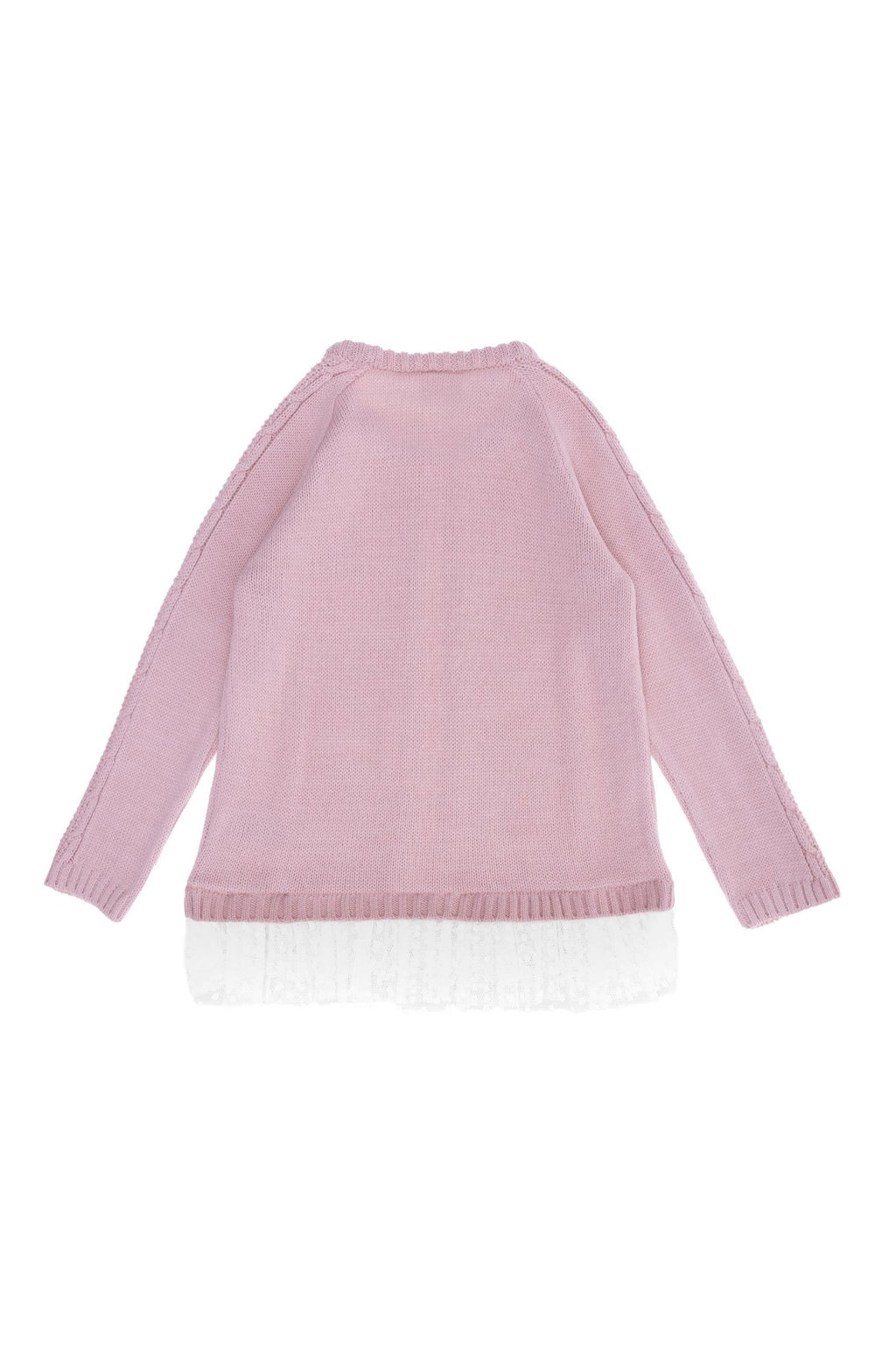 Свитер лососевого цвета для девочки - U.s. polo assn фото 5