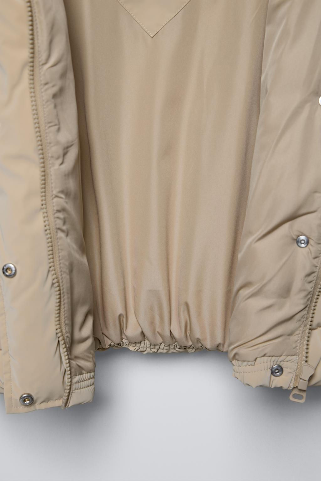 RUBBERISED PUFFER JACKET - Zara фото 8