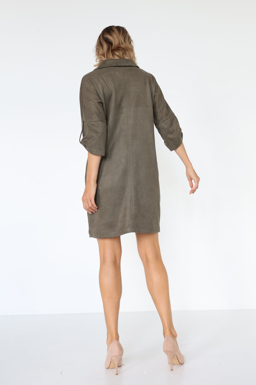 Платье из замши - Looklikecat фото 4