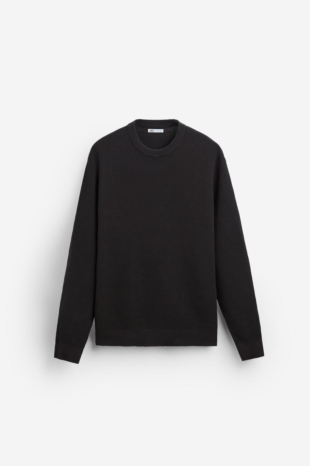 BASIC TEXTURED SWEATER - Zara фото 5