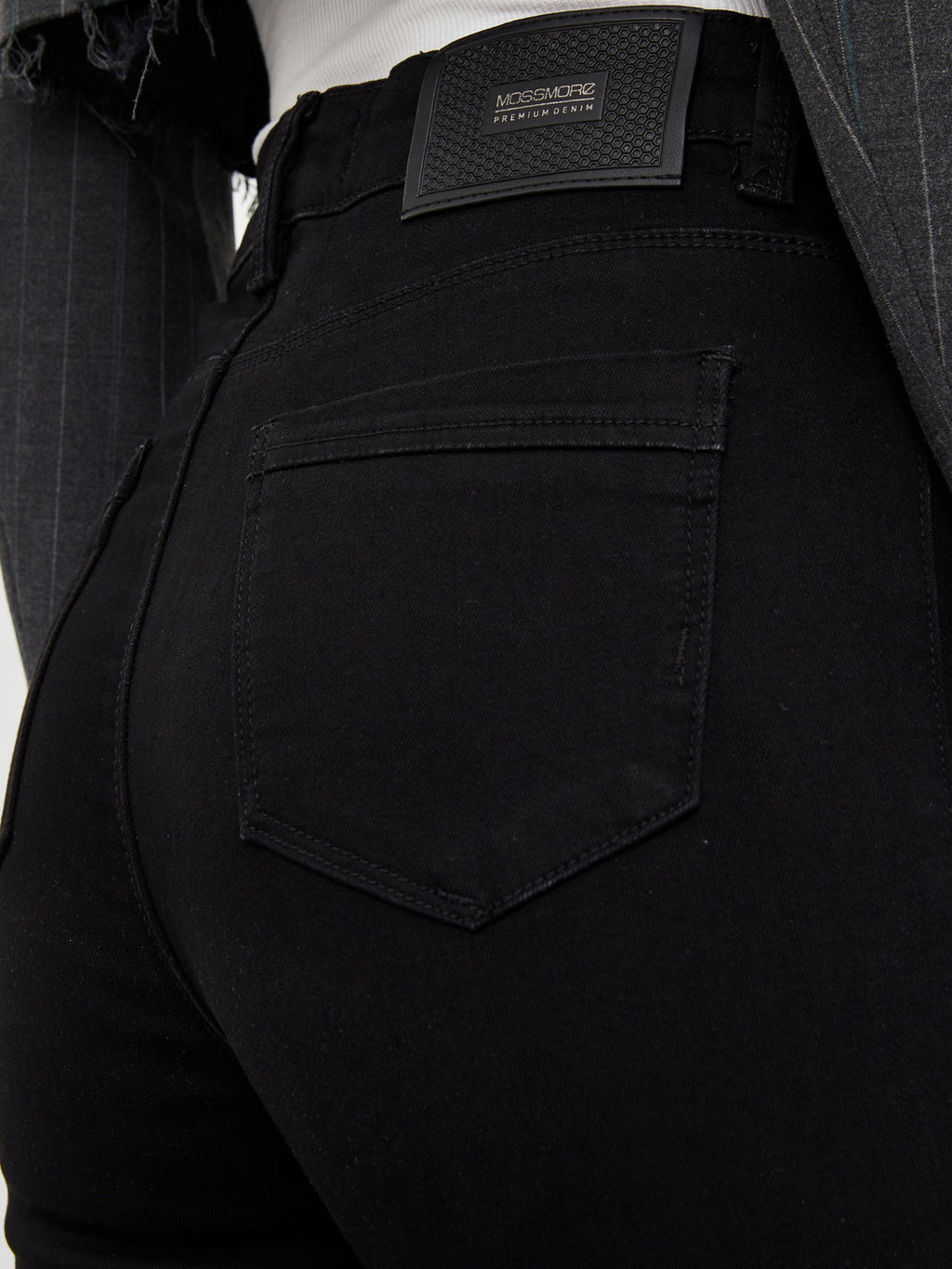 Утепленные Женские джинсы зауженного кроя Ут. Ворс - Mossmore фото 9