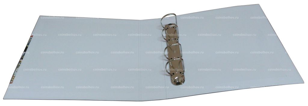 Папка-переплет с кольцевым механизмом для листов формата Optima Почтовые марки