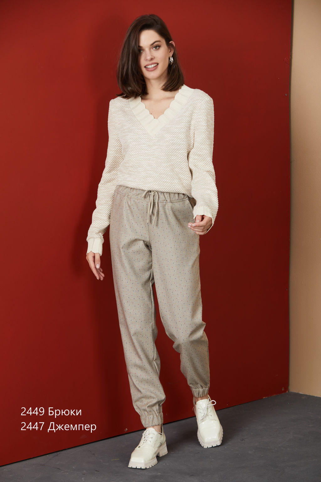 2449 Брюки - Niv niv  fashion фото 2