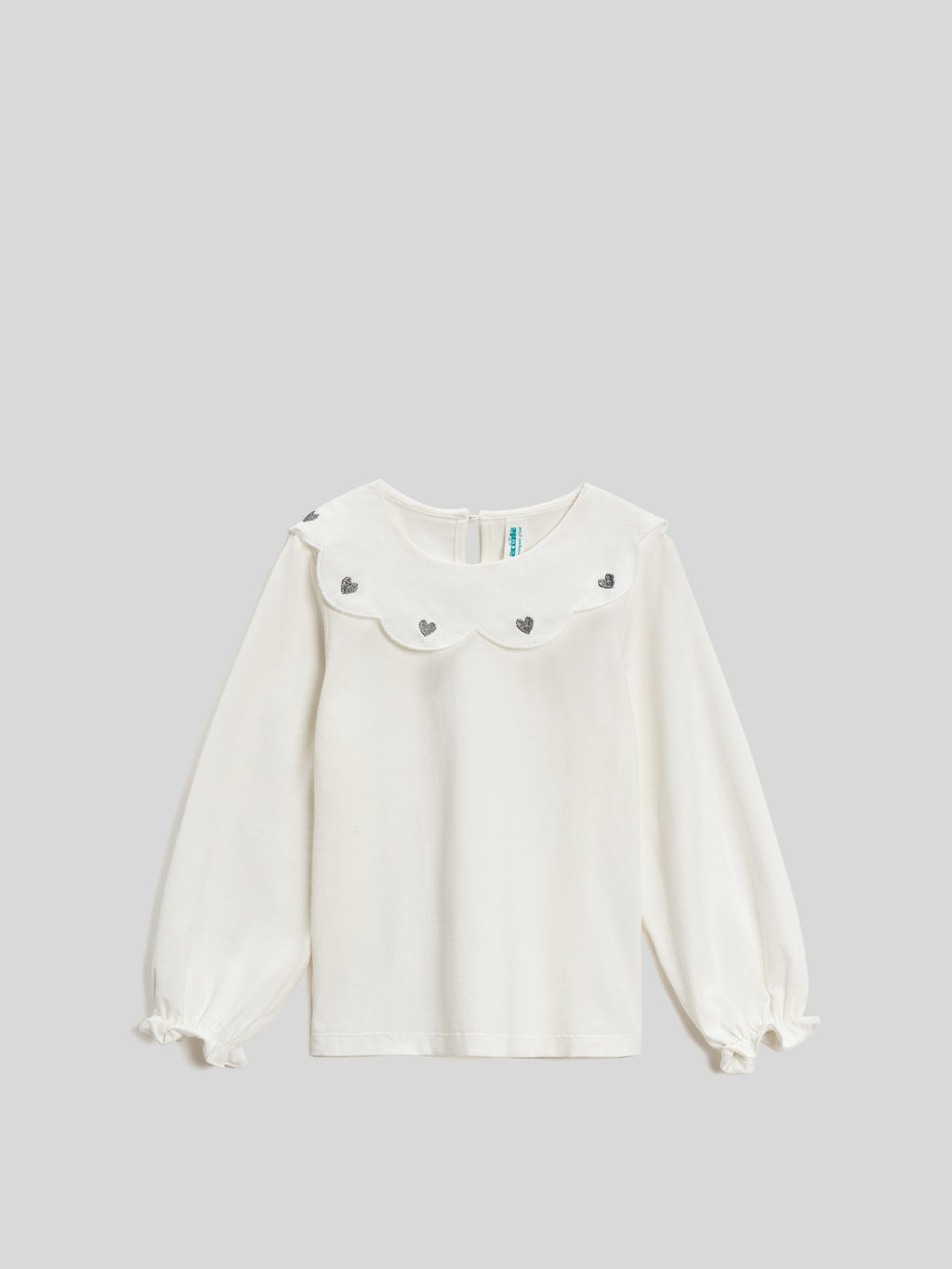 ACOOLA / Блузка детская для девочек Naravan молочный  фото 3