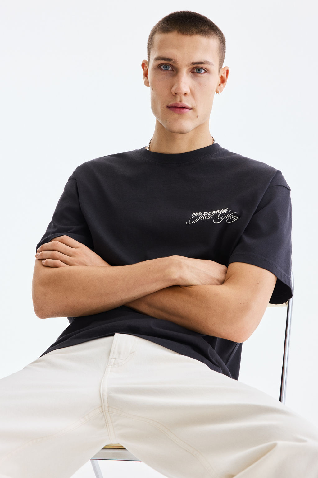 Camiseta con motivo estampado Loose Fit - H&m фото 11