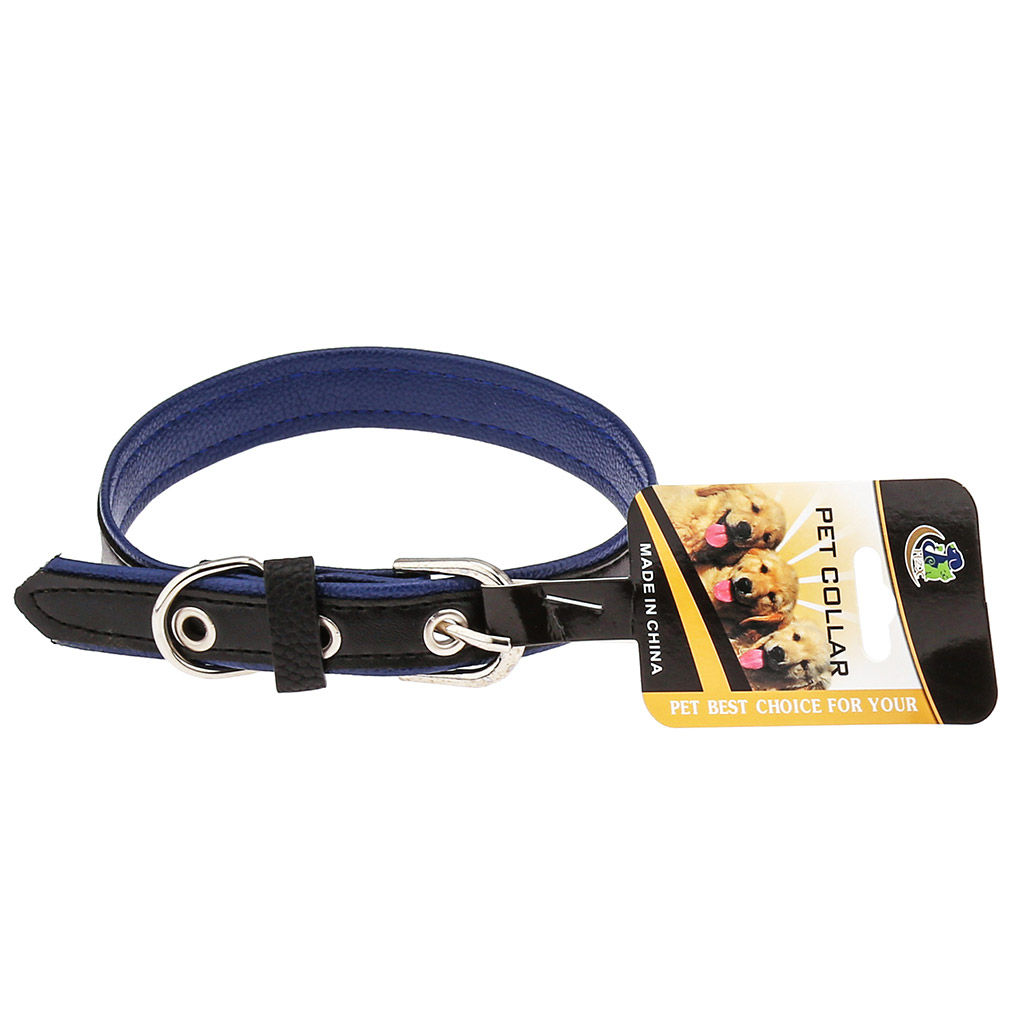 Ошейник для собаки Дуэт 2х45см, металлическая застежка, под кожу - Pet toys фото 2