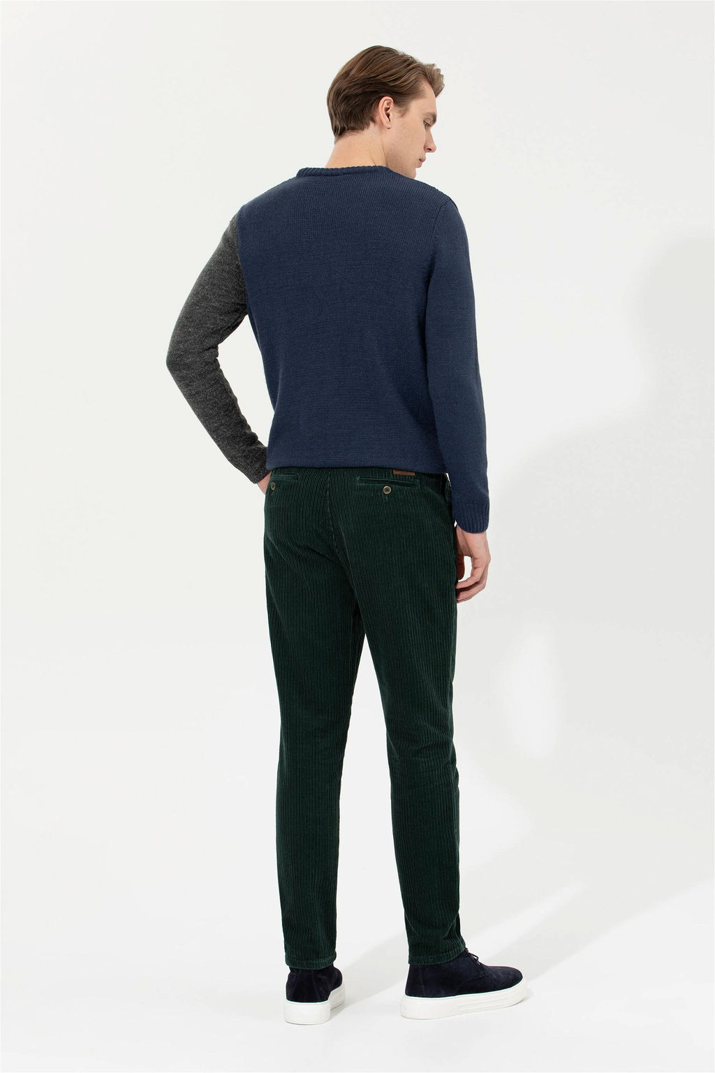 Мужские темно-зеленые брюки чинос - U.s. polo assn фото 11