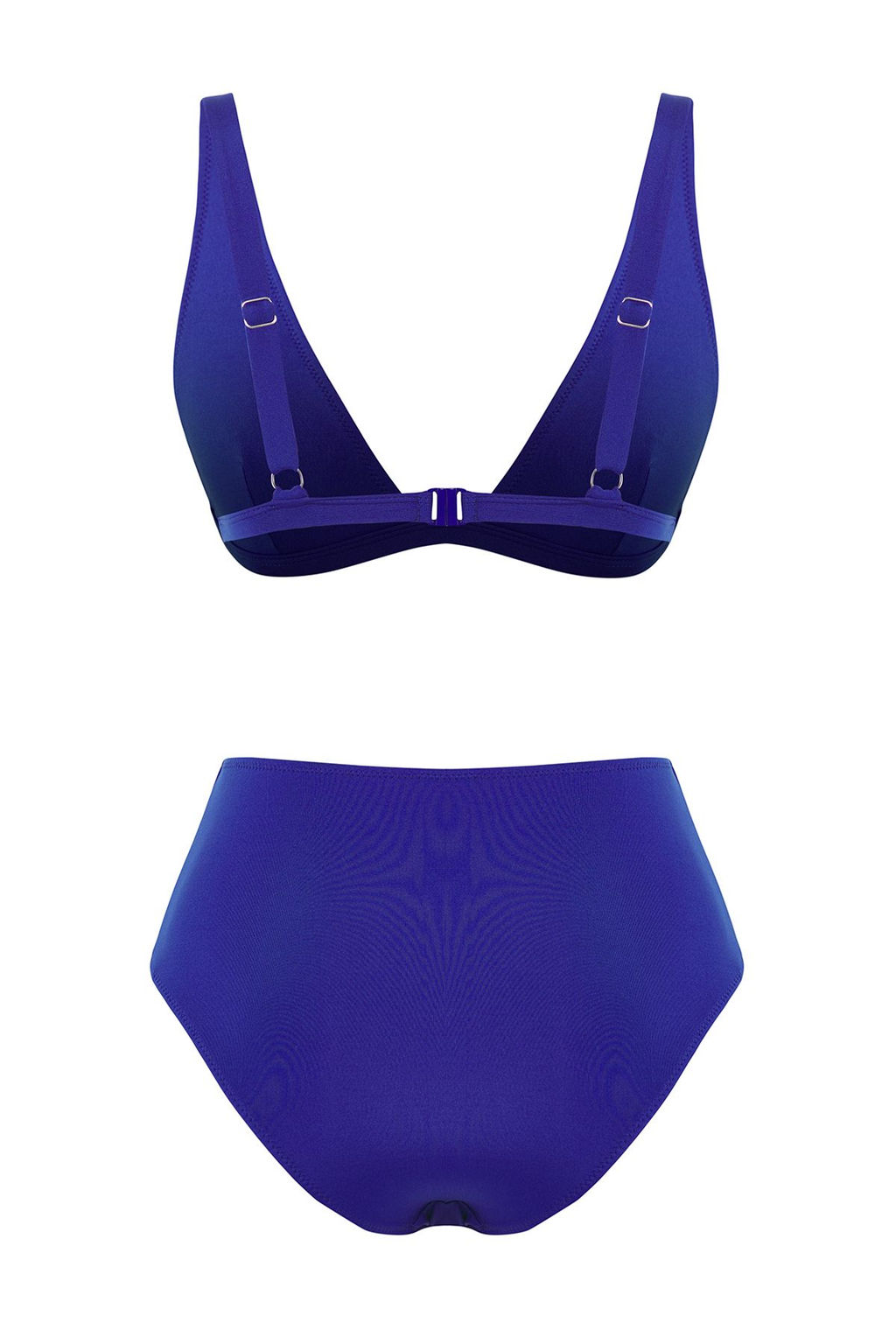 TRENDYOLMILLA Saks Ucgen Yuksek Bel Bikini Tak?m? TBESS25BT00185 фото 12