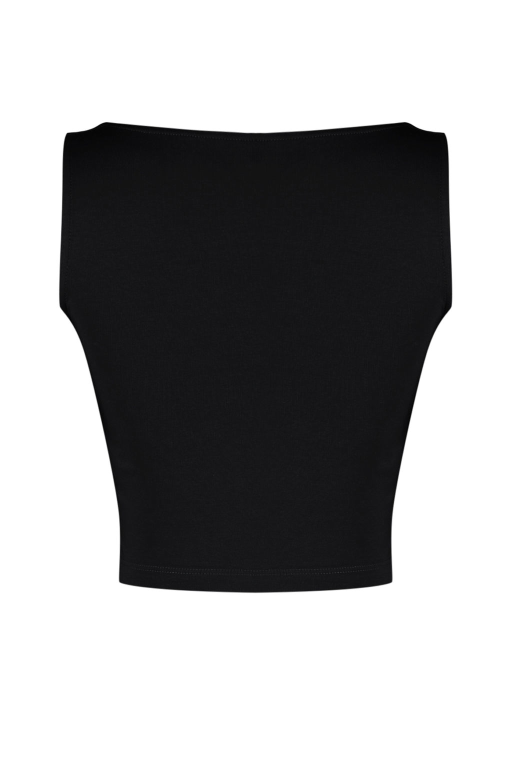 TRENDYOLMILLA Beyaz Duz Slim Kare Yaka Super Crop Orme Atlet TWOSS24AL00031  фото 8
