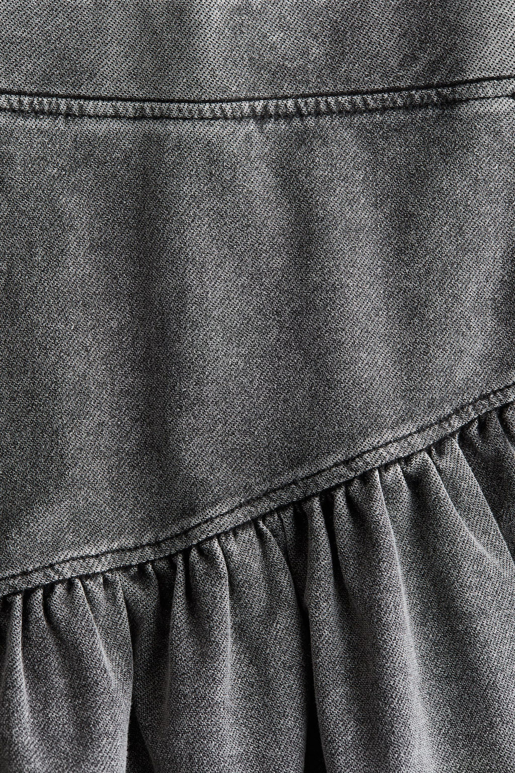 Falda efecto denim con volante - H&m фото 2