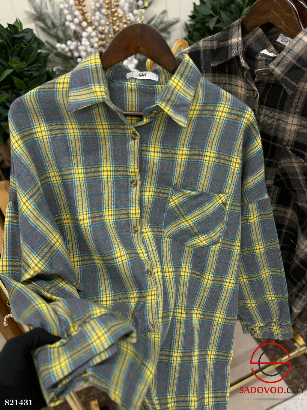 Рубашки женская в стиле оверсайз