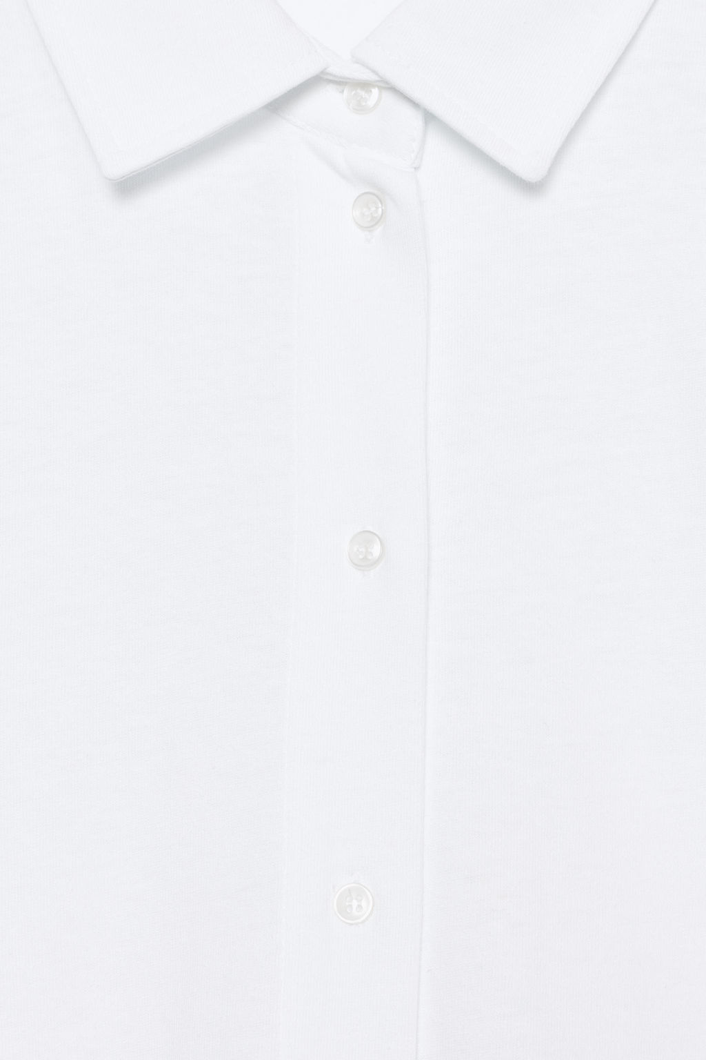 CAMISETA ALGODON 100% BOTONES / blanco - Zara фото 9