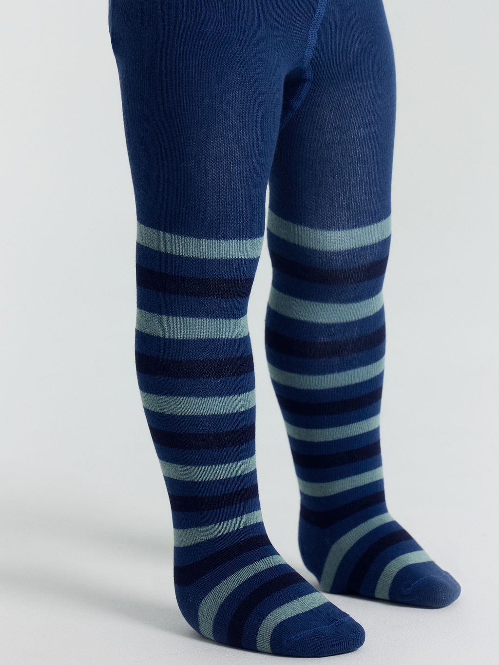 Цена за 3 пары! Колготки детские синие с рисунком в виде пожарной машины - Mark formelle фото 3