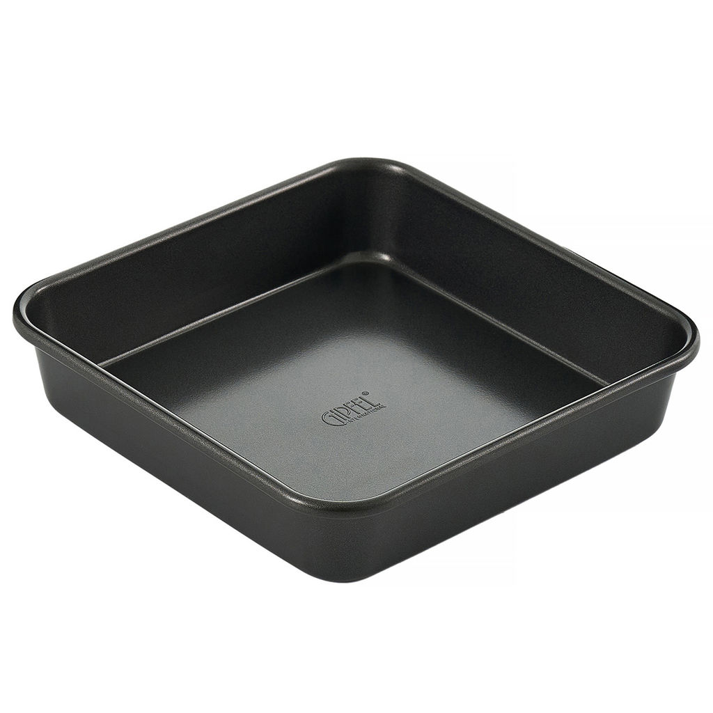 52714 GIPFEL Форма для выпечки MAXIMUS BLACK квадратная 24x24x4,5 см с двуслойным антипригарным покрытием Whitford Quantanium. Толщина: 0,9мм. Материал: углеродистая сталь. Цвет: чёрный. - Werner фото 2