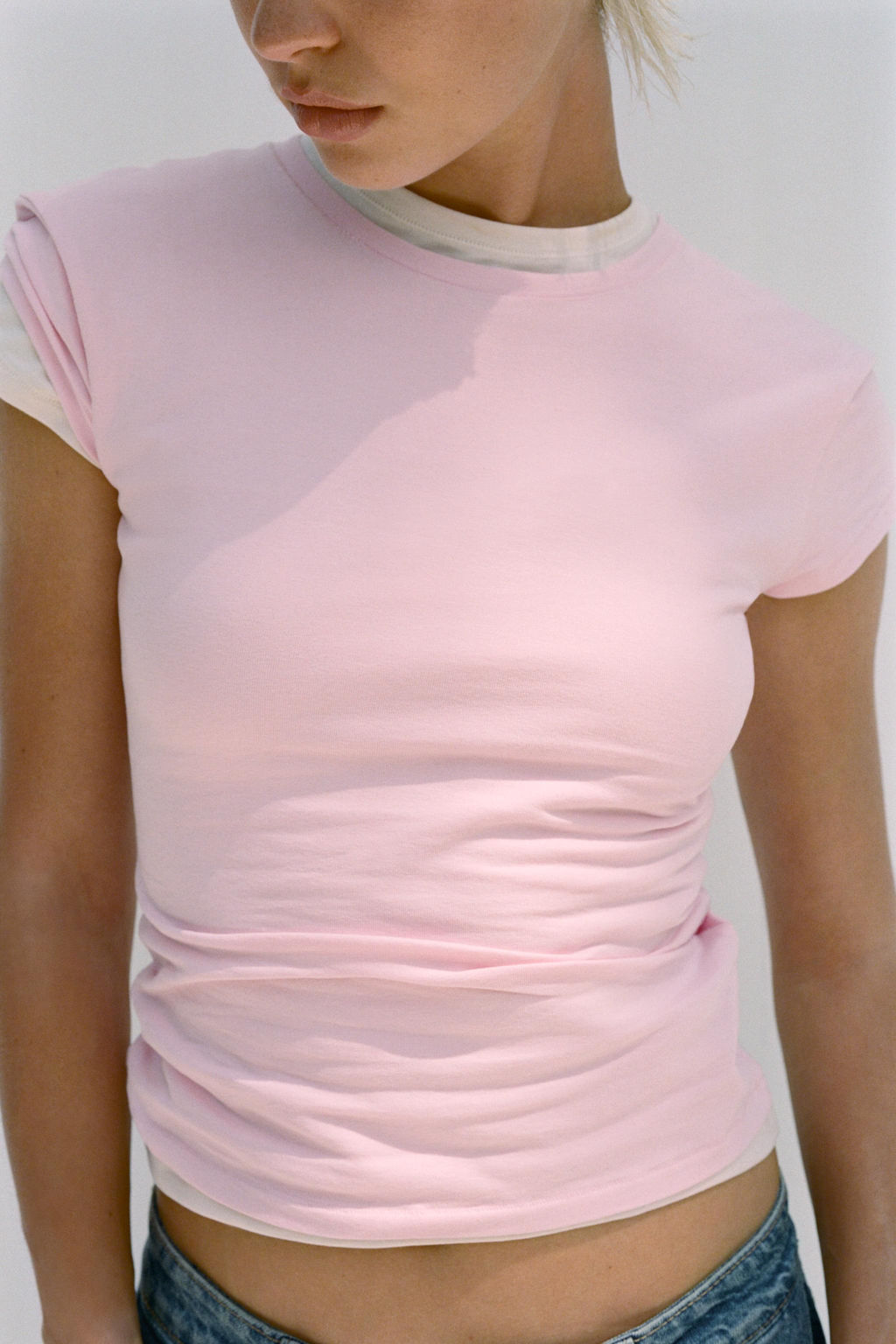 SLIM FIT SHORT SLEEVE T-SHIRT - Zara фото 8