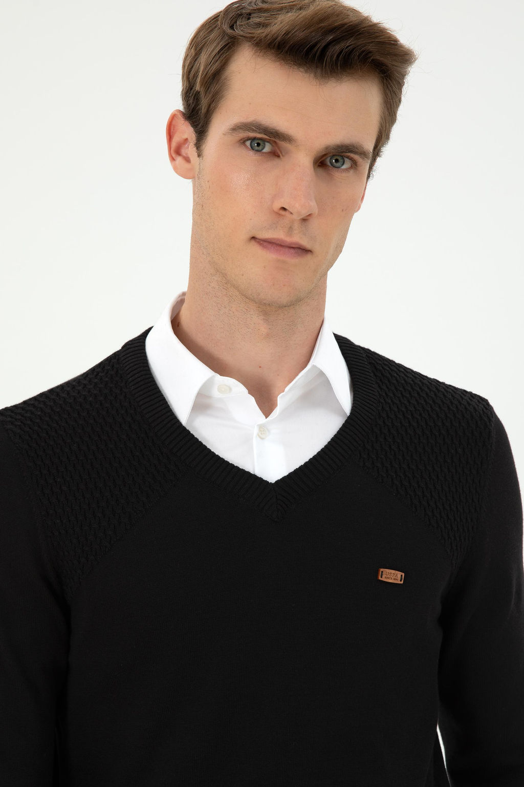 Мужской черный свитер Неожиданная скидка в корзине - U.s. polo assn фото 2