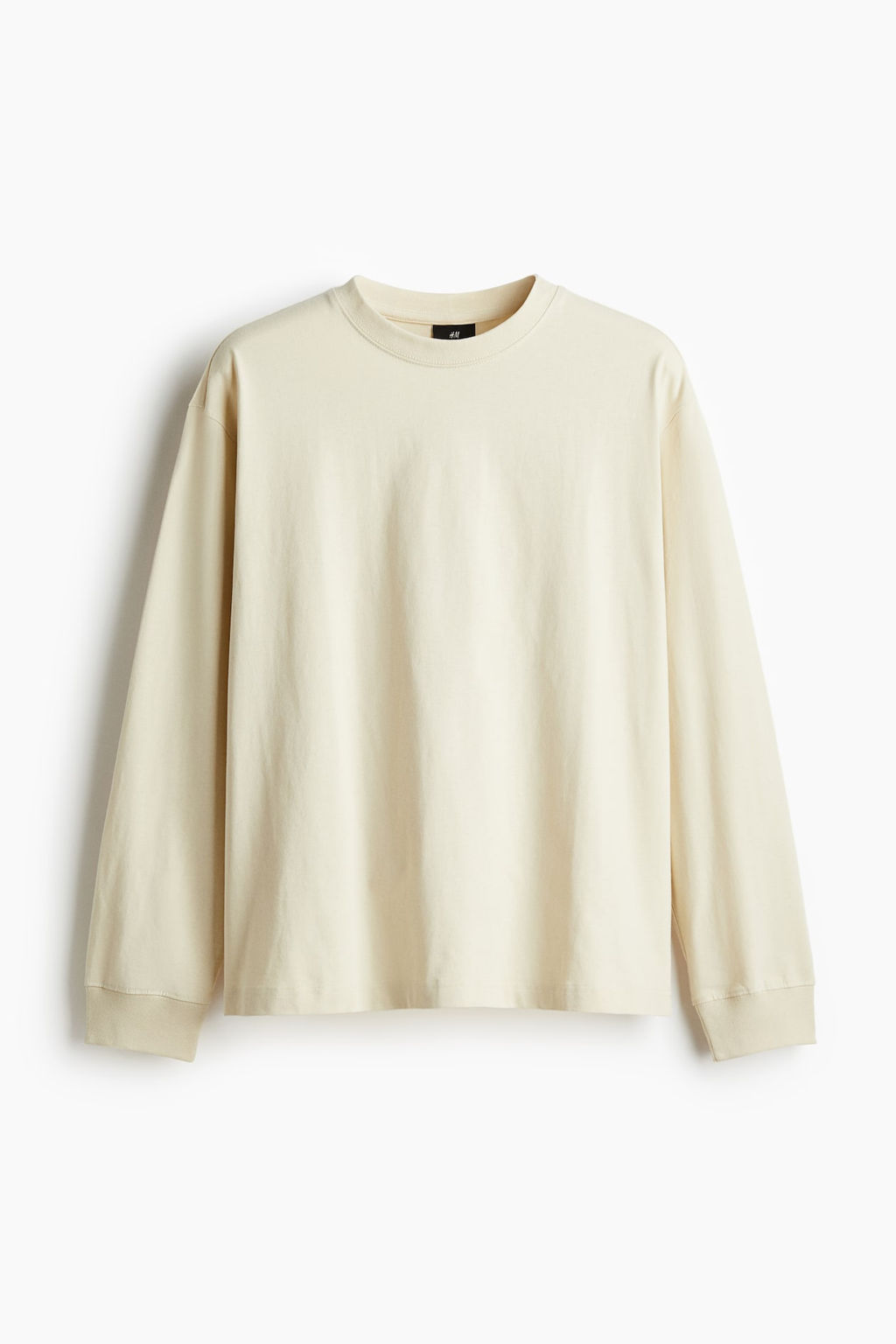Camiseta de manga larga en punto Loose Fit - H&m фото 7