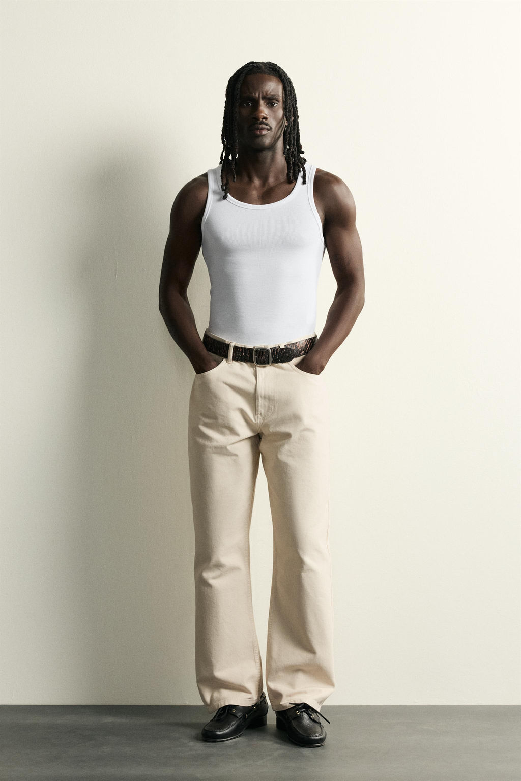 PANTAL?N LOOSE FIT / Crudo