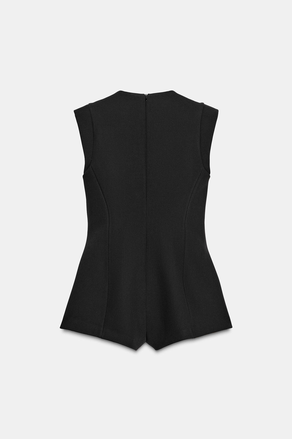 SHORT PLAYSUIT WITH RHINESTONE BUTTONS - Zara фото 6