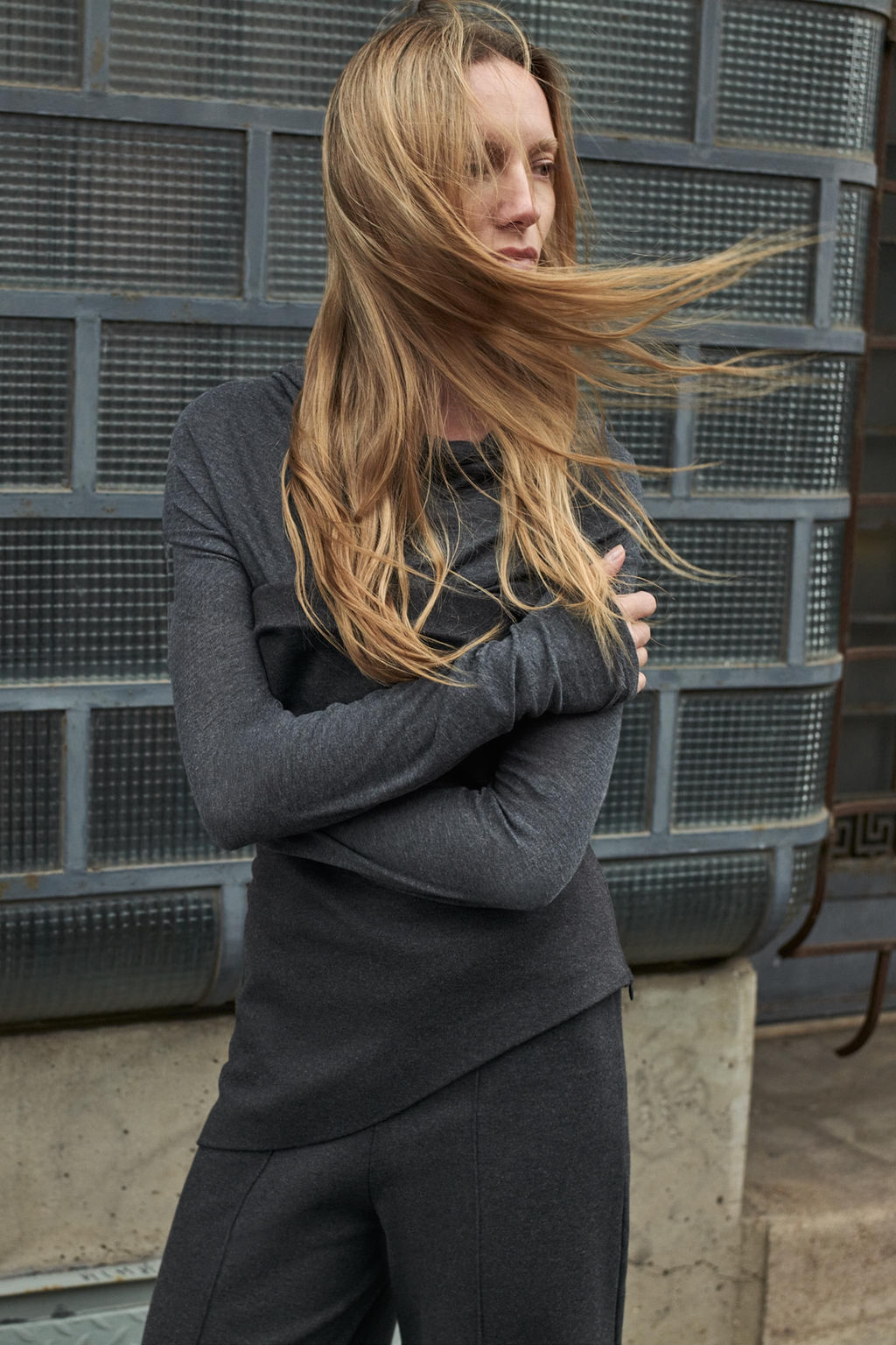 DRAPED T-SHIRT WITH LYOCELL - Zara фото 4