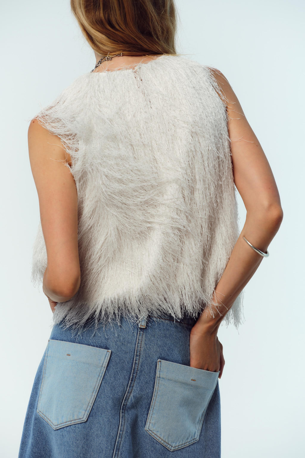 FRINGED CROP TOP - Zara фото 4