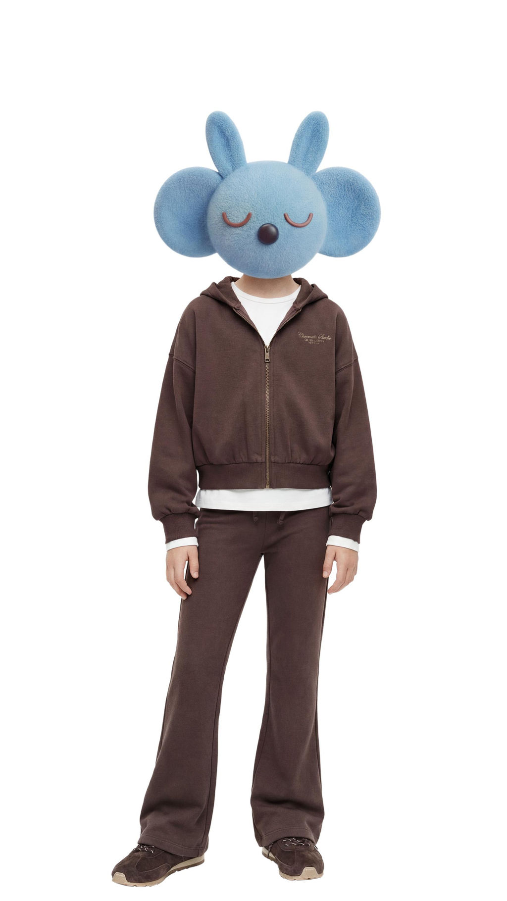 SUDADERA CAPUCHA TEXRO RELIEVE / Marr?n - Zara фото 7