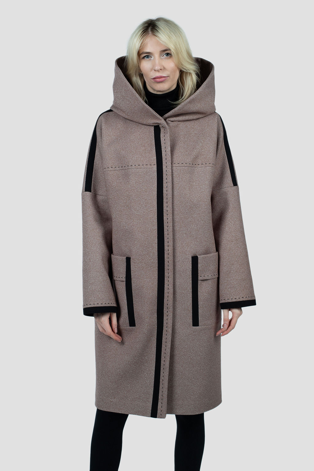 01-12240 Пальто женское демисезонное - El podio фото 2